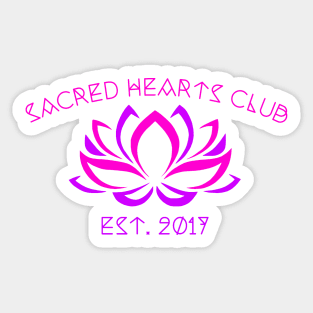 Sacred Hearts Club Banner Logo Sticker